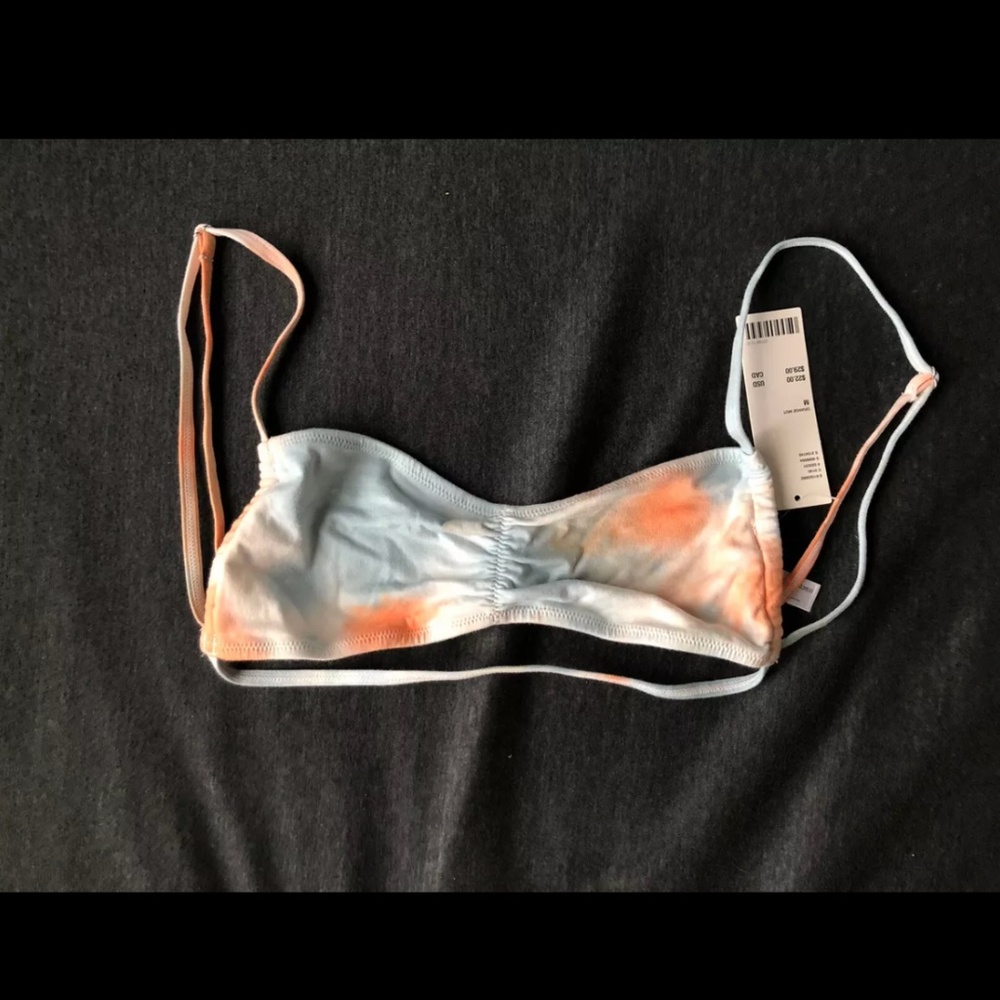 Out From Under Swim To Surf Recycled Tie Dye Blue Bralette Urban Outfitters